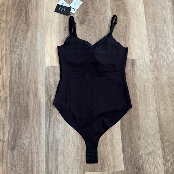 NWT Knix LuxeLift Bodysuit Black One Piece Compression Shapewear Size Large - Picture 9 of 14